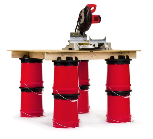 Build a table for your Chop Saw with a Handy Bucket Builder from Smith and Edwards