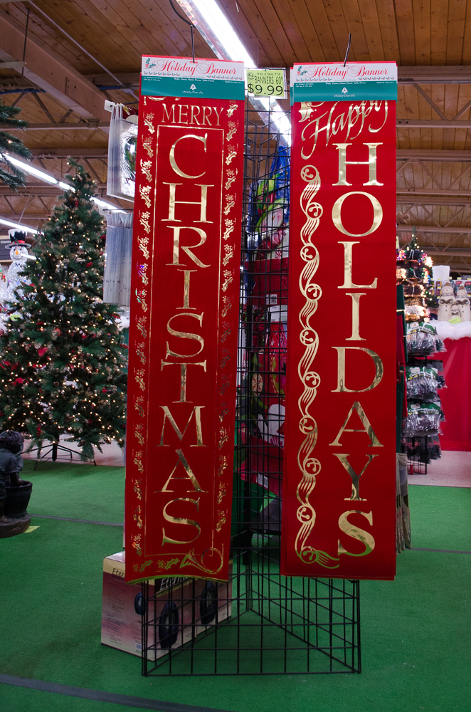 Holiday banners for your porch - Smith and Edwards