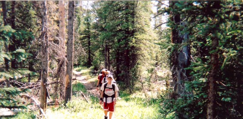 My kids hiking a trail - Mike Vause, Smith and Edwards