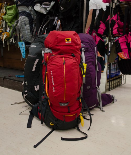 Hiking packs by Jansport, Mountainsmith, and Kelty at Smith and Edwards