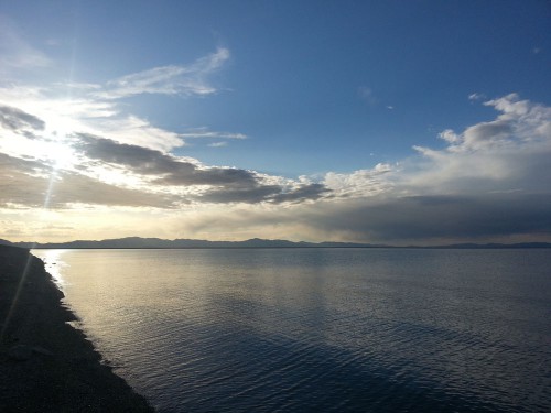 Willard Bay, Utah at sunset by Chris Jacobsen, Smith & Edwards