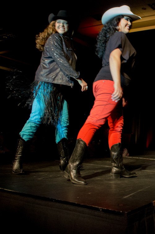 Cassidy Black and Dianna Drollette at Miss Rodeo Utah 2014