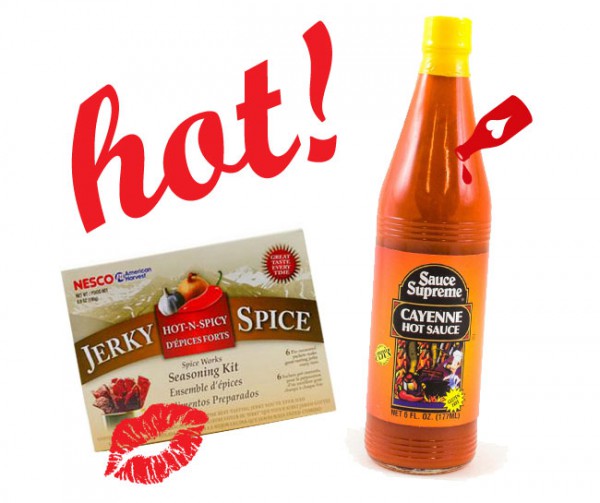 Hot & Spicy Jerky Seasoning and Hot Sauce
