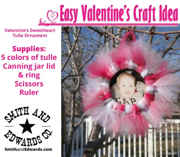 Valentine's Sweetheart Tulle Ornament