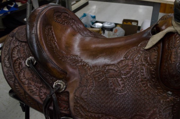 Cleaned Leather Saddle