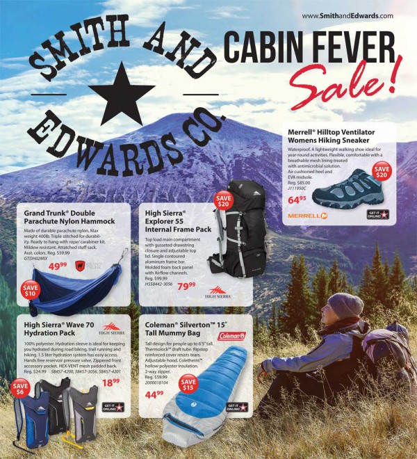 Smith & Edwards' 2016 Cabin Fever Sale