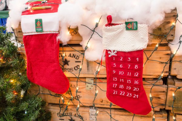 Count down to Christmas with this Advent Calendar stocking!