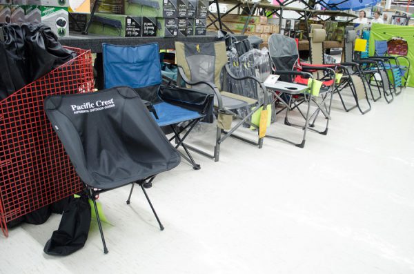 Camp chairs to fit every need.