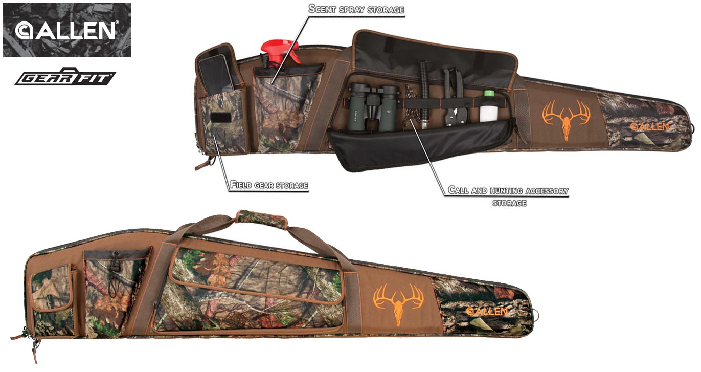 Allen Big Game Hunting Rifle Case: Gear Fit Pursuit Bruiser case with pockets