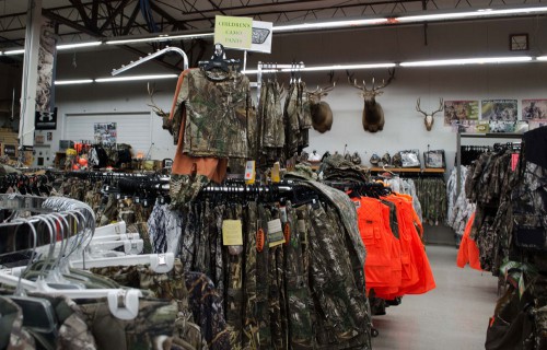 Kids' camouflage clothes at Smith and Edwards