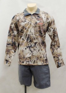 This Sitka waterfowl jacket is designed to look like a wetland when viewed from overhead.