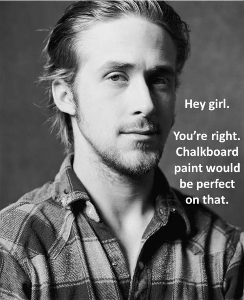 Hey Girl. You're right, chalkboard paint would be perfect on that .