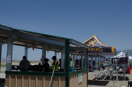 Bleachers and Main Booth at Perry Range