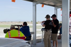 Rifle shooting at Perry Range Day
