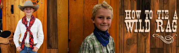 how to tie a wild rag