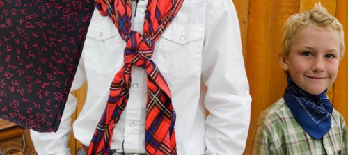 how to tie a wild rag