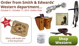 Get a free keychain with your Western order at Smith and Edwards