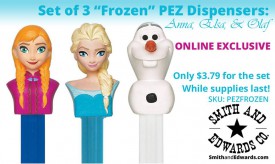 Elsa, Olaf, & Anna Pez Dispensers