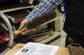 Bristle Brush for cleaning Western tack