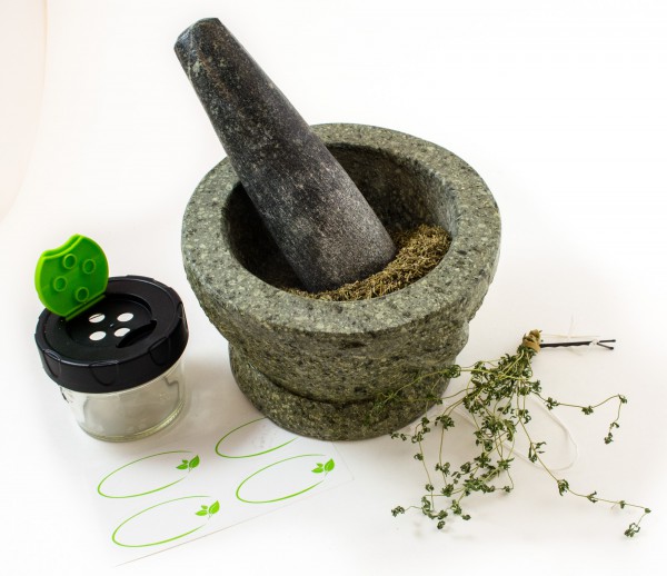 Thyme in a Mason Jar herb shaker