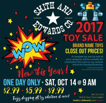 Smith & Edwards 2017 Toy Sale
