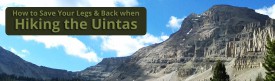 Get pain relief on your Uinta hike - the Uintas are the most beautiful place in all of Utah!