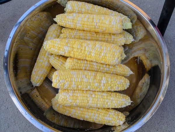 Shucked corn