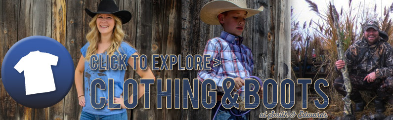 Explore Country Clothing, Camo, Cowboy Boots & more at Smith & Edwards!