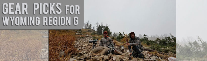 Gear Picks for deer hunting in Wyoming's Region G
