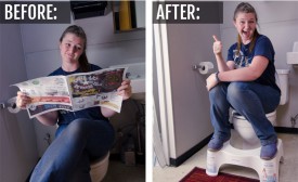 Before & after: Squatty Potty