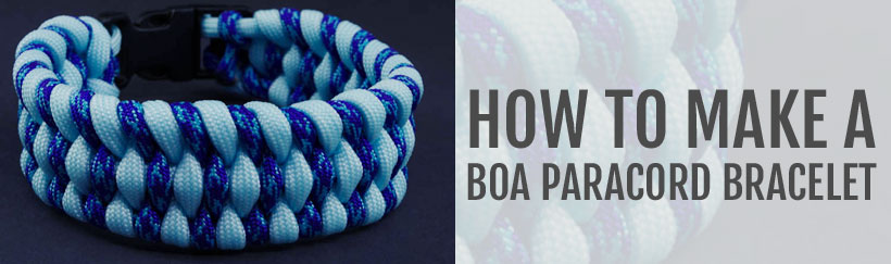 Hook Black/Blue/White Paracord Wrap – Hooked Concepts