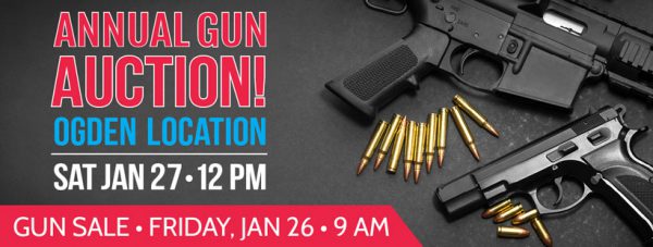 Join us Jan. 26th & 27th for our annual Gun Sale and Auction!