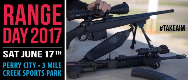 Come to Range Day 2017 at the Perry Three Mile Creek Range on Saturday, June 17!