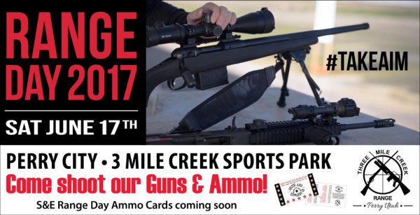 Range Day 2017 is June 17th at the Perry Three Mile Creek Range