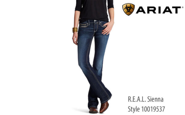 Ariat Womens REAL Sienna mid-rise jeans