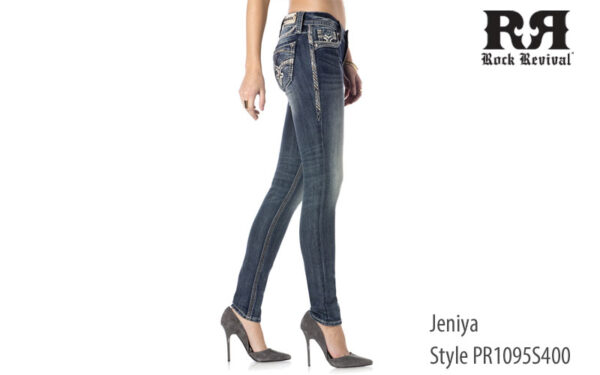 Rock Revival women's Jeniya low rise jeans