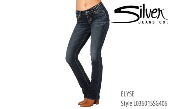 Silver Elyse women's loose fit jeans (L03601SSG406)