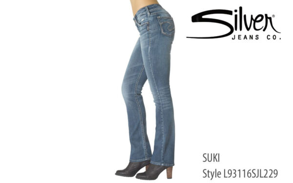 Silver women's Suki bootcut jeans