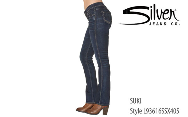 Silver women's Suki bootcut jeans