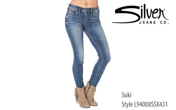 Silver women's Suki skinny leg jeans