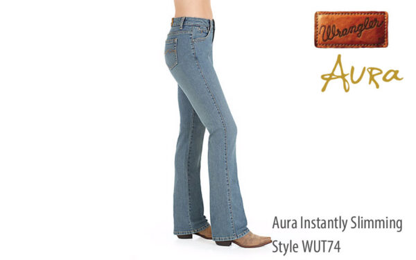 Wrangler women's WUT74 Aura Instantly Slimming bootcut jeans