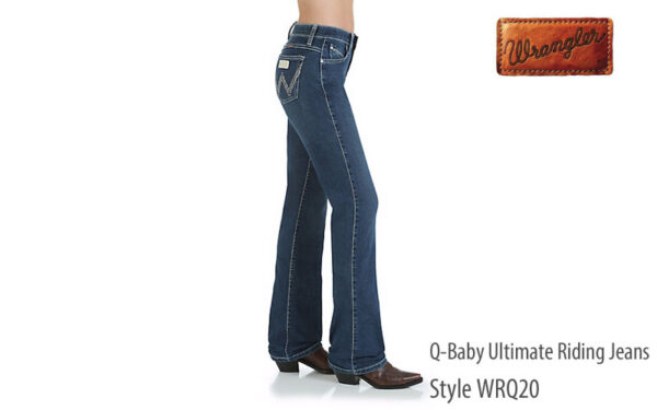Wrangler women's midrise Q-Baby ultimate riding jeans