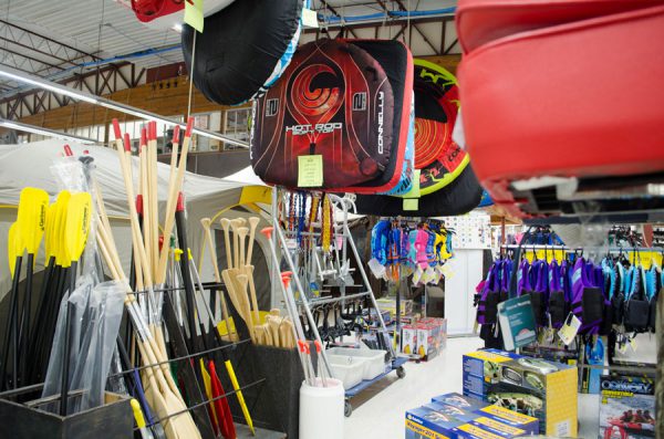 Ogden store inflatables and canoe paddles