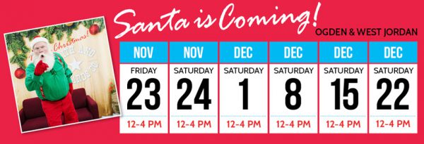 Santa will visit Smith & Edwards Nov. 23 & 24, Dec. 1, 8, 15 & 22.