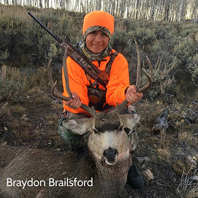 Braydon Brailsford's mule deer