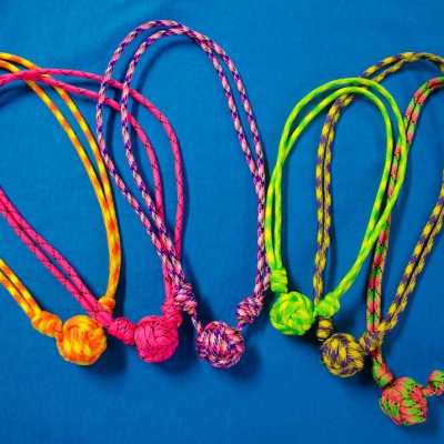 Monkey Fist Paracord Necklaces